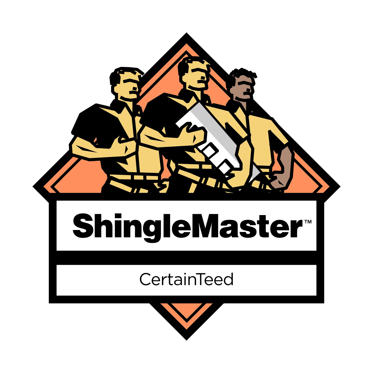 Shingle Master Logo Advantage Roofing Ltd. Services